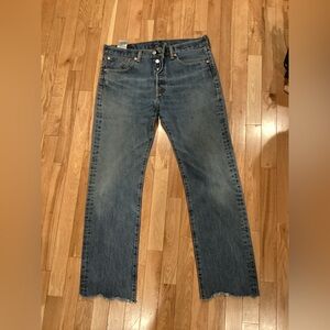 Levi's 501 distressed Men's denim Jeans